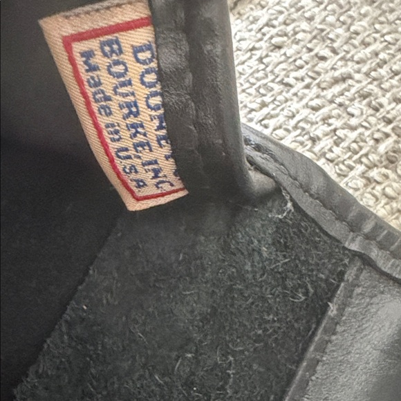 Dooney & Bourke Black Leather Shoulder Bag with Gold Hardware - Picture 14 of 16